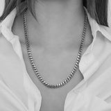 Chunky Curb Necklace | Silver