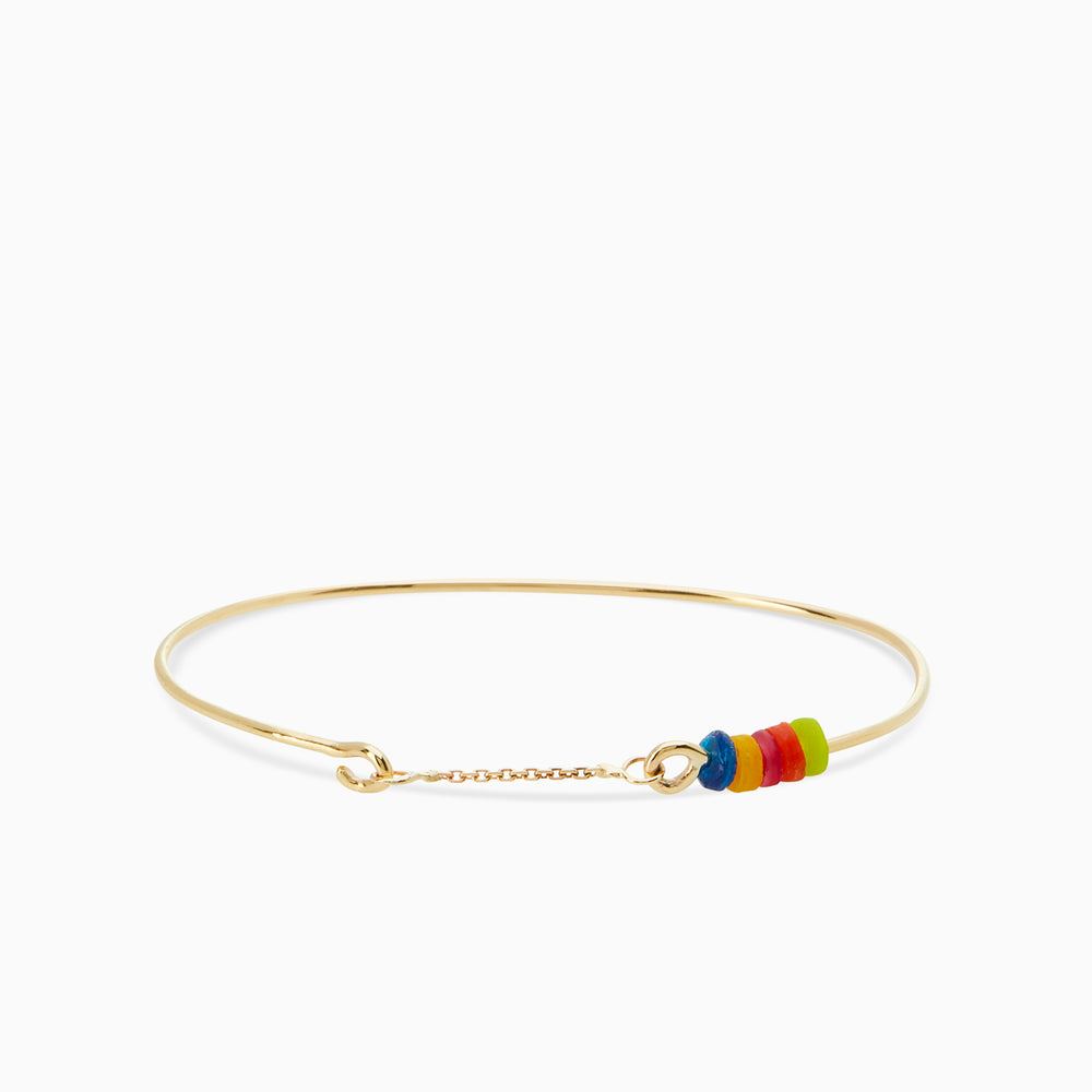 Resin Weave Bracelet | Solid Gold