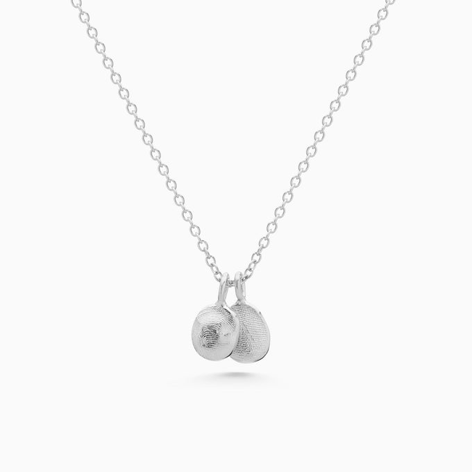 Impression Necklace | White Gold