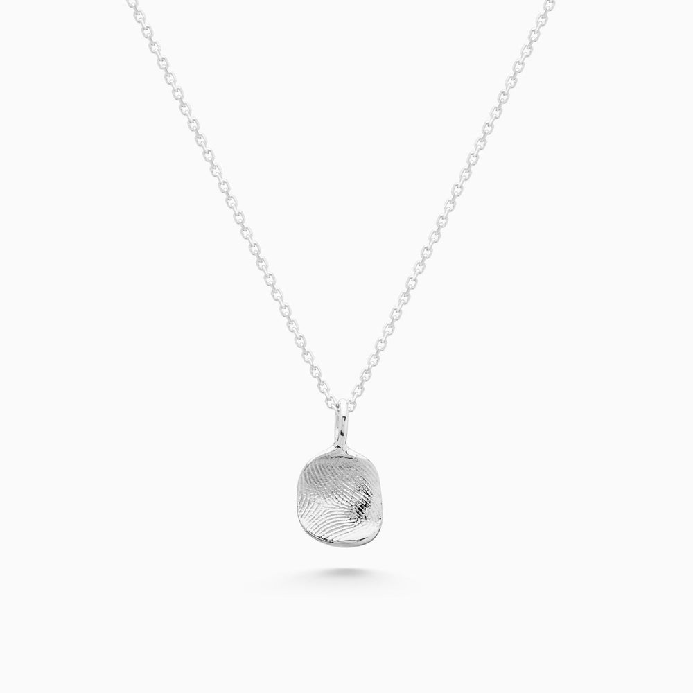 Impression Necklace | White Gold