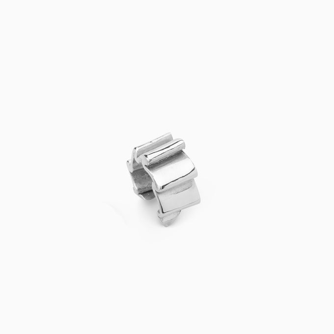 Classic Trim Ear Cuff | Silver