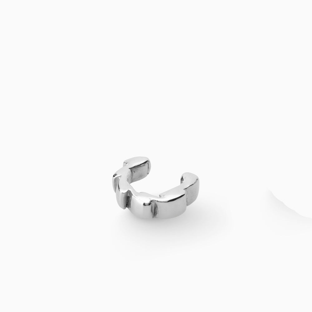 Fine Trim Ear Cuff | Silver