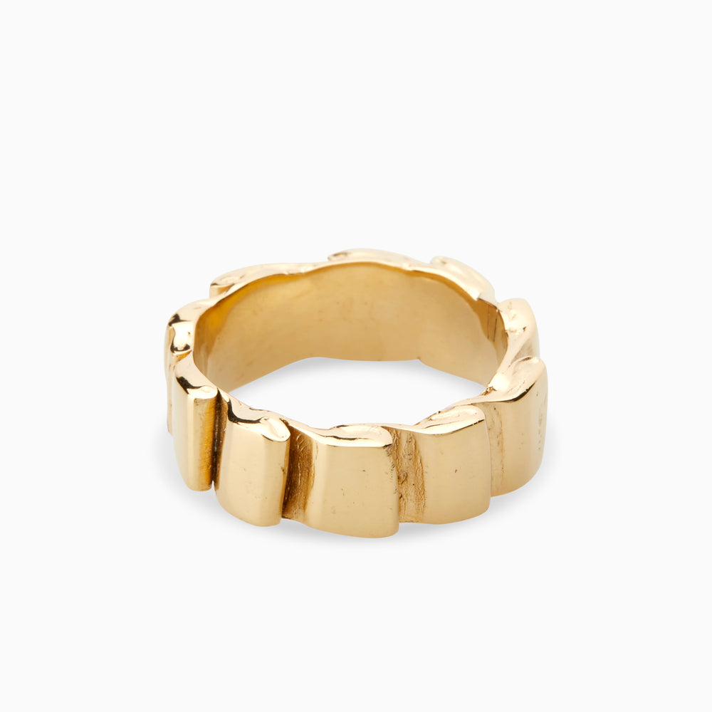 Trim Ring Wide | Solid Gold