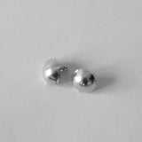 Dome Earrings | Silver