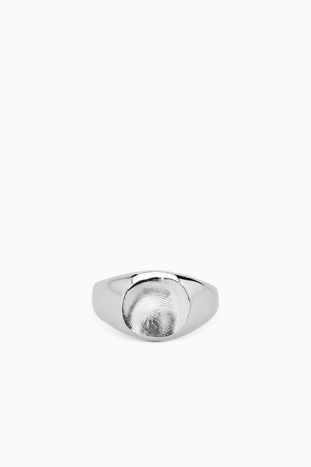 Impression Signet Ring | White Gold